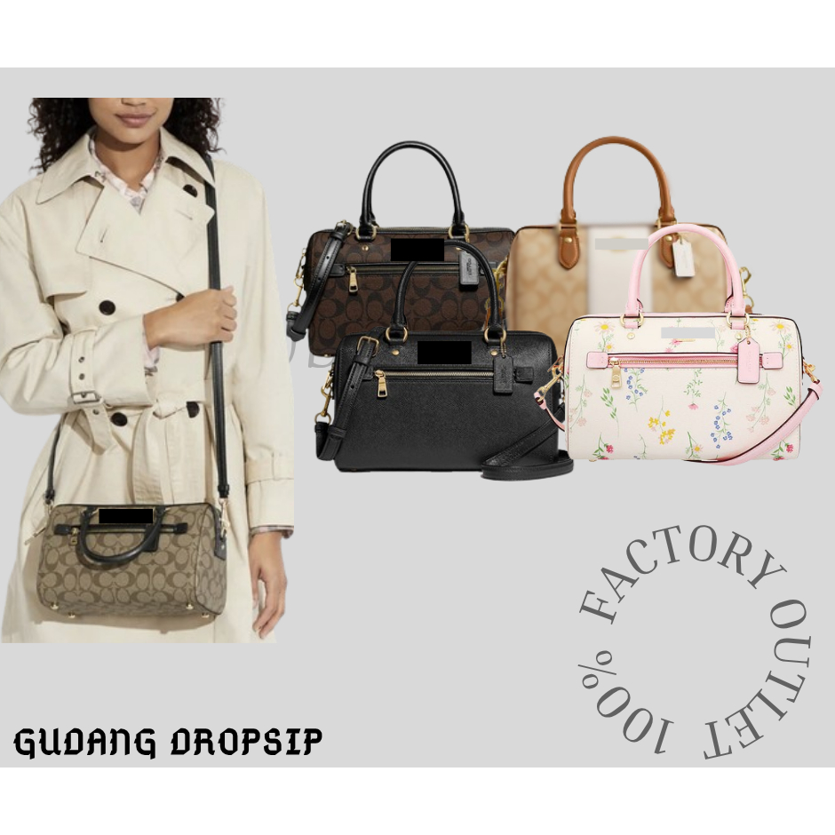 Coc CA149 83607 F79946 CA152 CR122 C3100 CH168 CA186 CY669 Rowan Satchel Signature Canvas Glacier