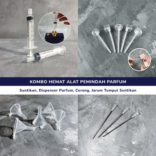 KOMBO HEMAT ALAT PEMINDAH PARFUM - Refill parfum - Suntikan Parfum