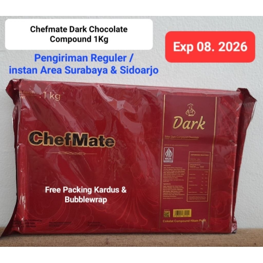 

CHEFMATE Dark Chocolate Compound 1kg