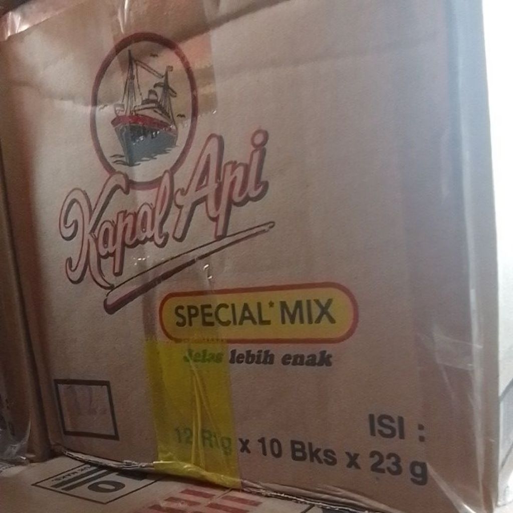 

KOPI kapal api spesial mix 1dus/12 renceng