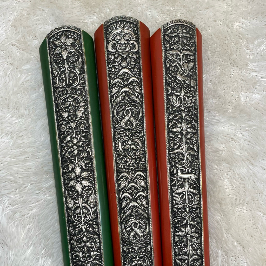 Paket 3 Pendok Jogja Slorok Perak Asli Tatahan Kemalo Original