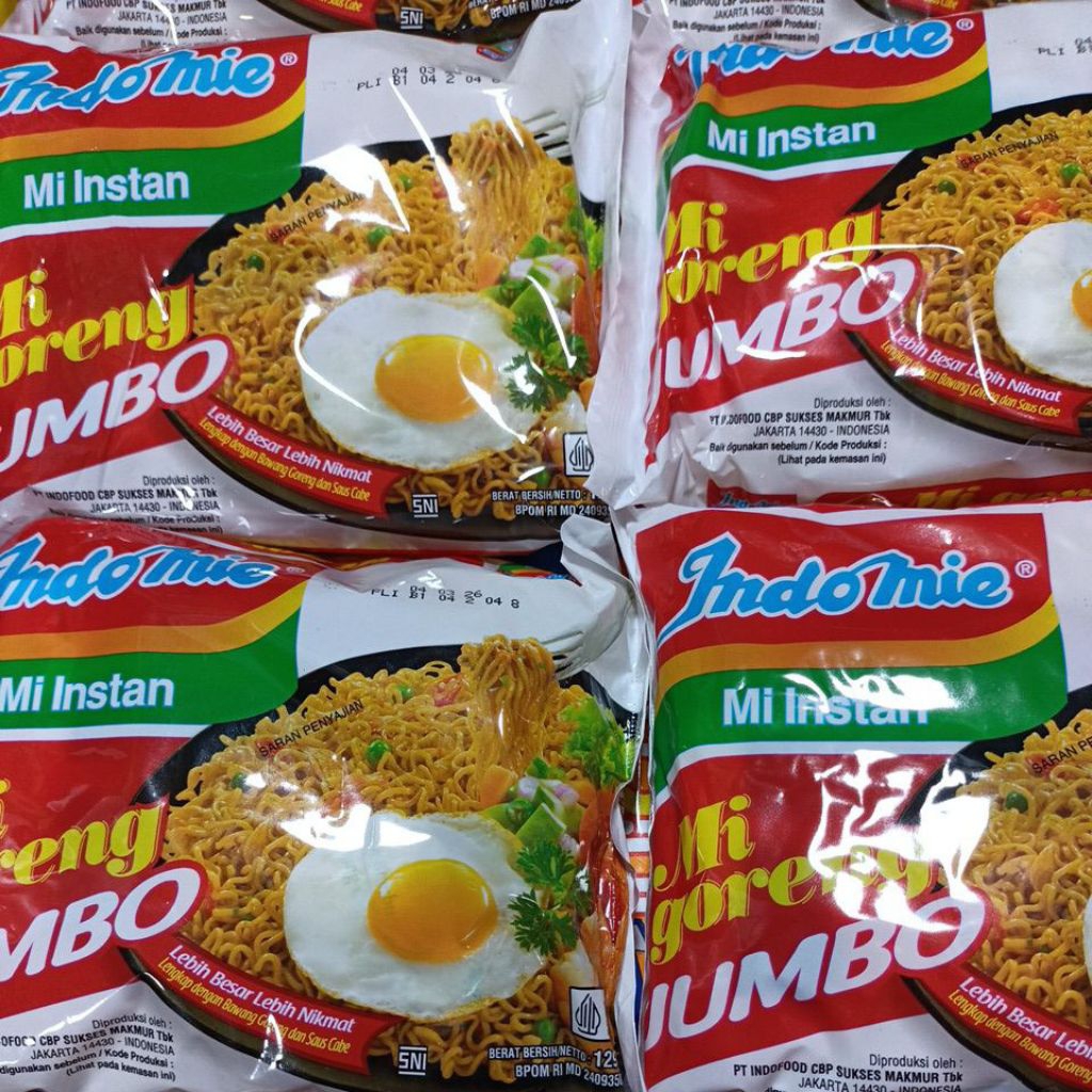 

Indomie Mie Goreng Jumbo 129g/ Bks