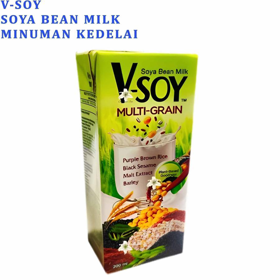 

Vsoy Susu Soy bean Milk 200ml Susu Kedelai per pcs