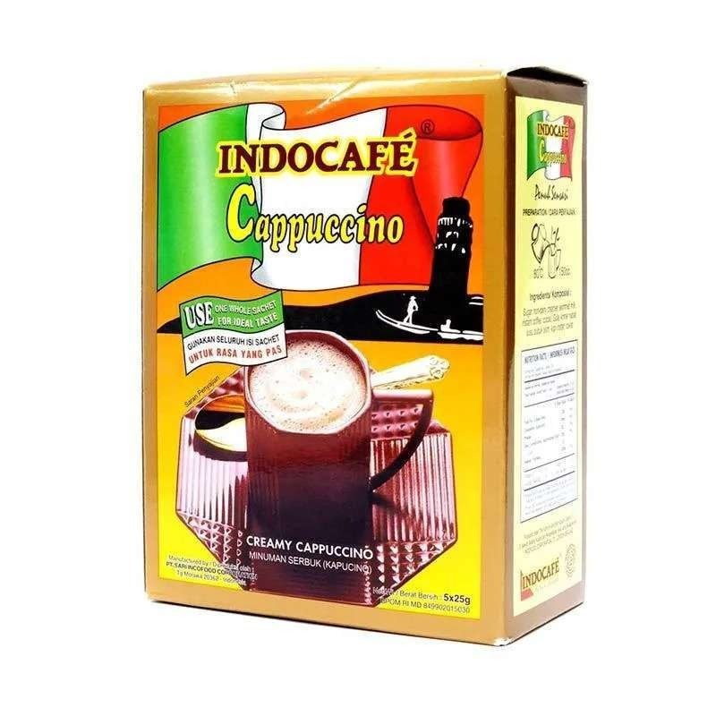 

[oddsolshop] pekanbaru/Indocafe Cappuccino 5 PCS 25GR