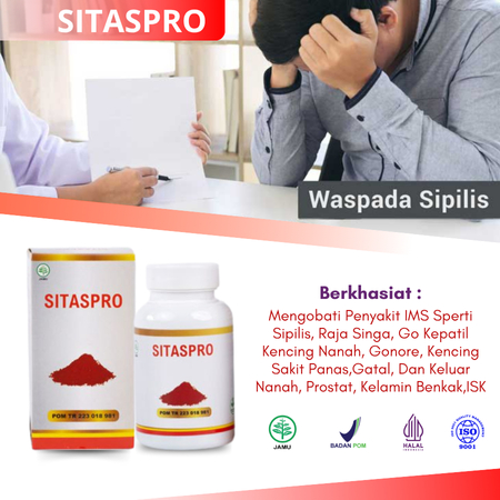 Obat Sipilis Kencing Nanah Paling Ampuh Herbal SITASPRO Original Obat Kencing Sakit BPOM