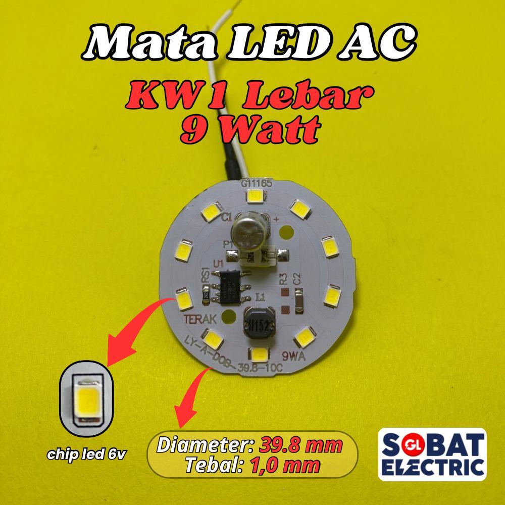 PCB Mata Lampu LED 9w KW1 Tanpa Driver - DOB LED AC 9 Watt Langsung 220V (ACR)