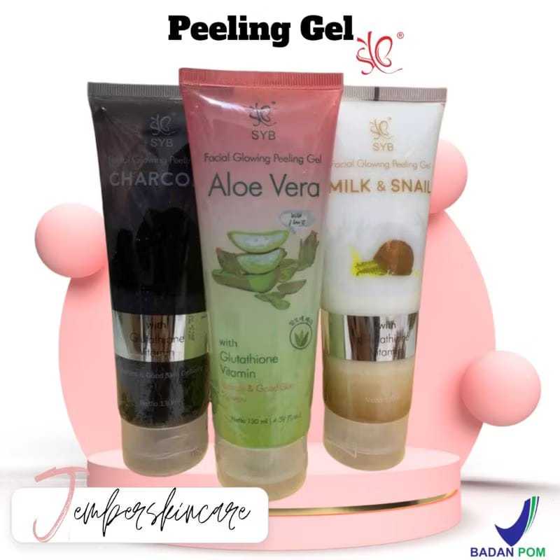 READY STOK SYB PEELING GEL ALOE vera / ALOE vera PENGHILANG FLEK HITAM DI WAJAH AMPUH BPOM