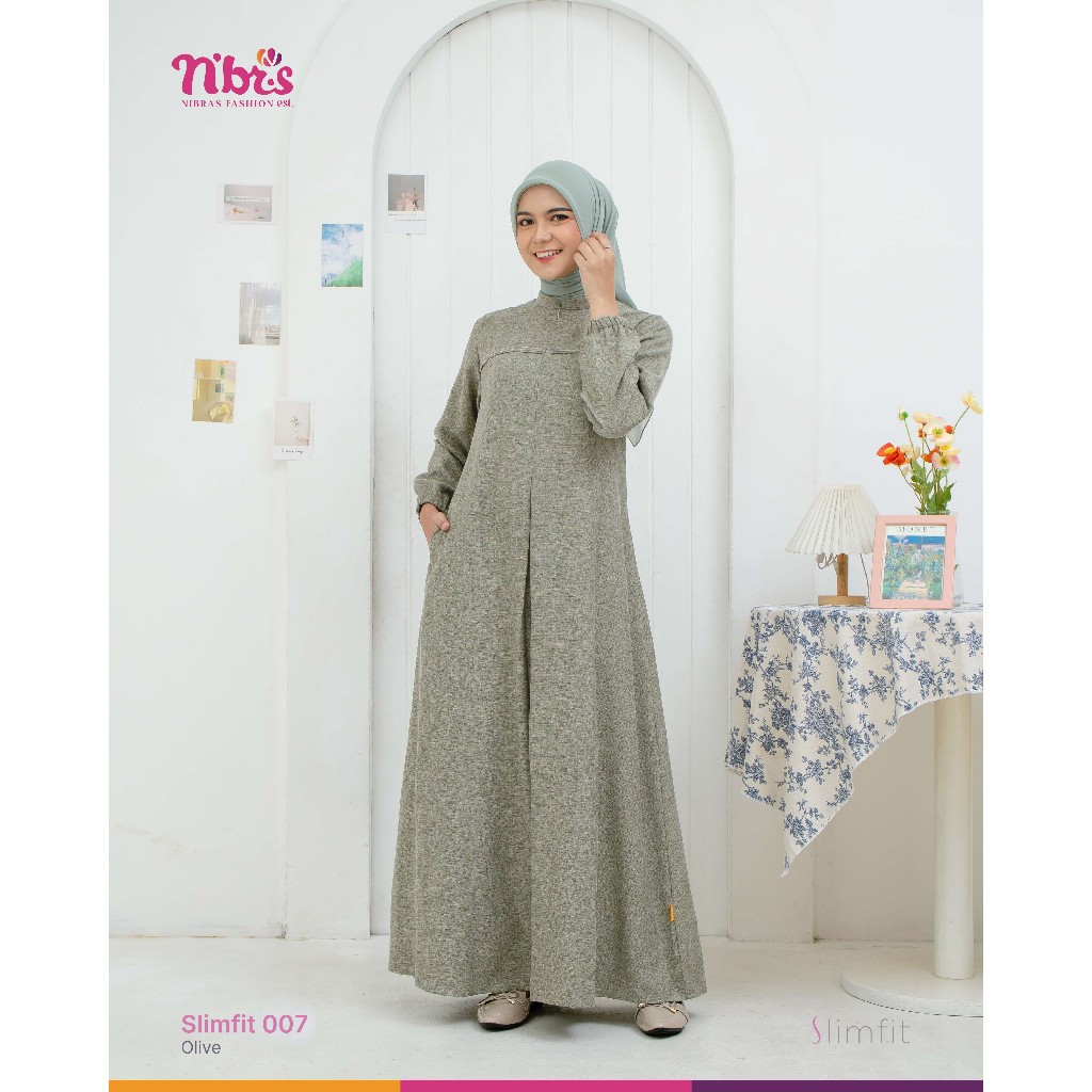 NEW COLLECTION GAMIS NIBRAS SLIMFIT 007 // GAMIS NIBRAS POLOS //NIBRAS GAMIS DAILY