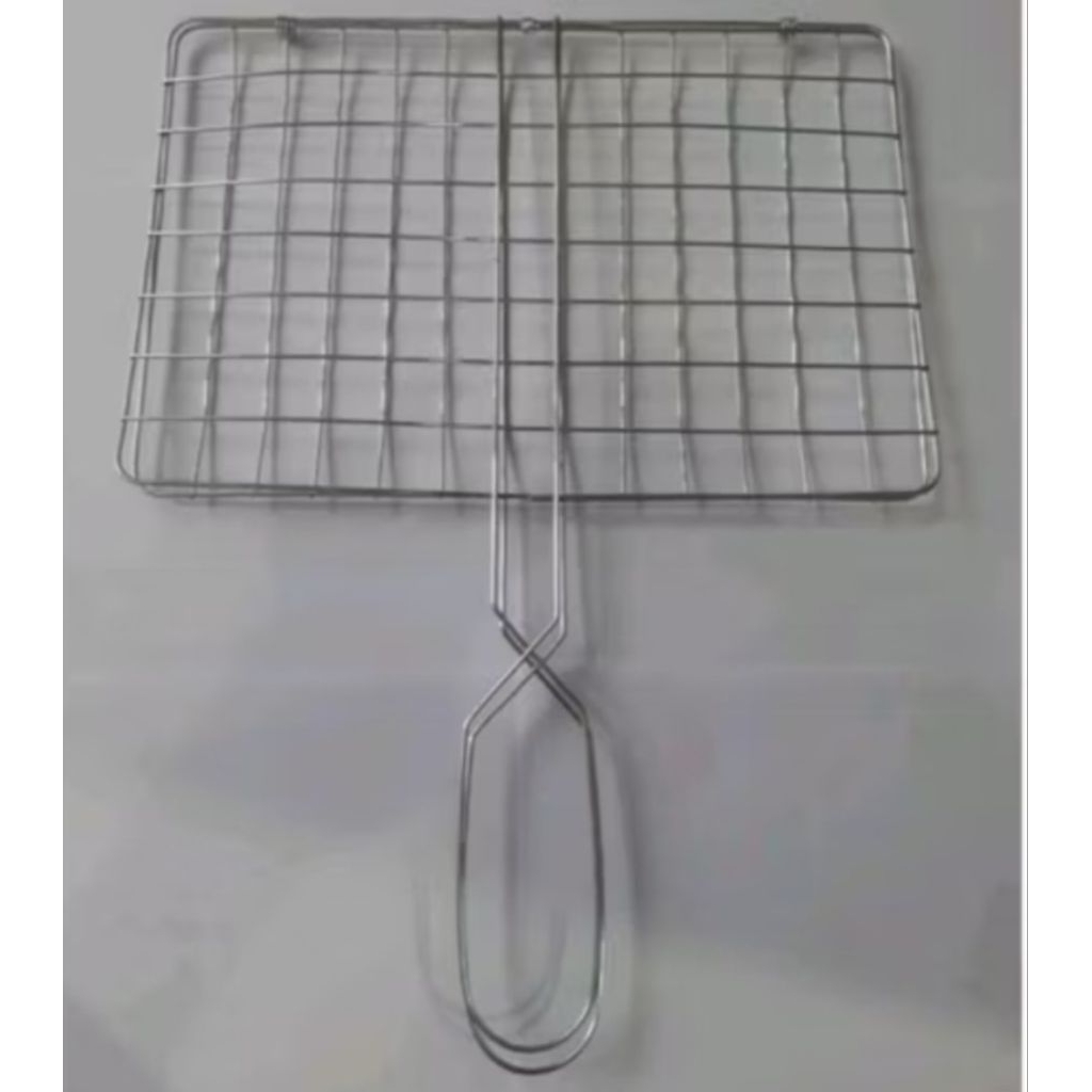 PANGGANGAN JEPIT STAINLESS / Alat Panggang Jepit / Panggangan Ikan