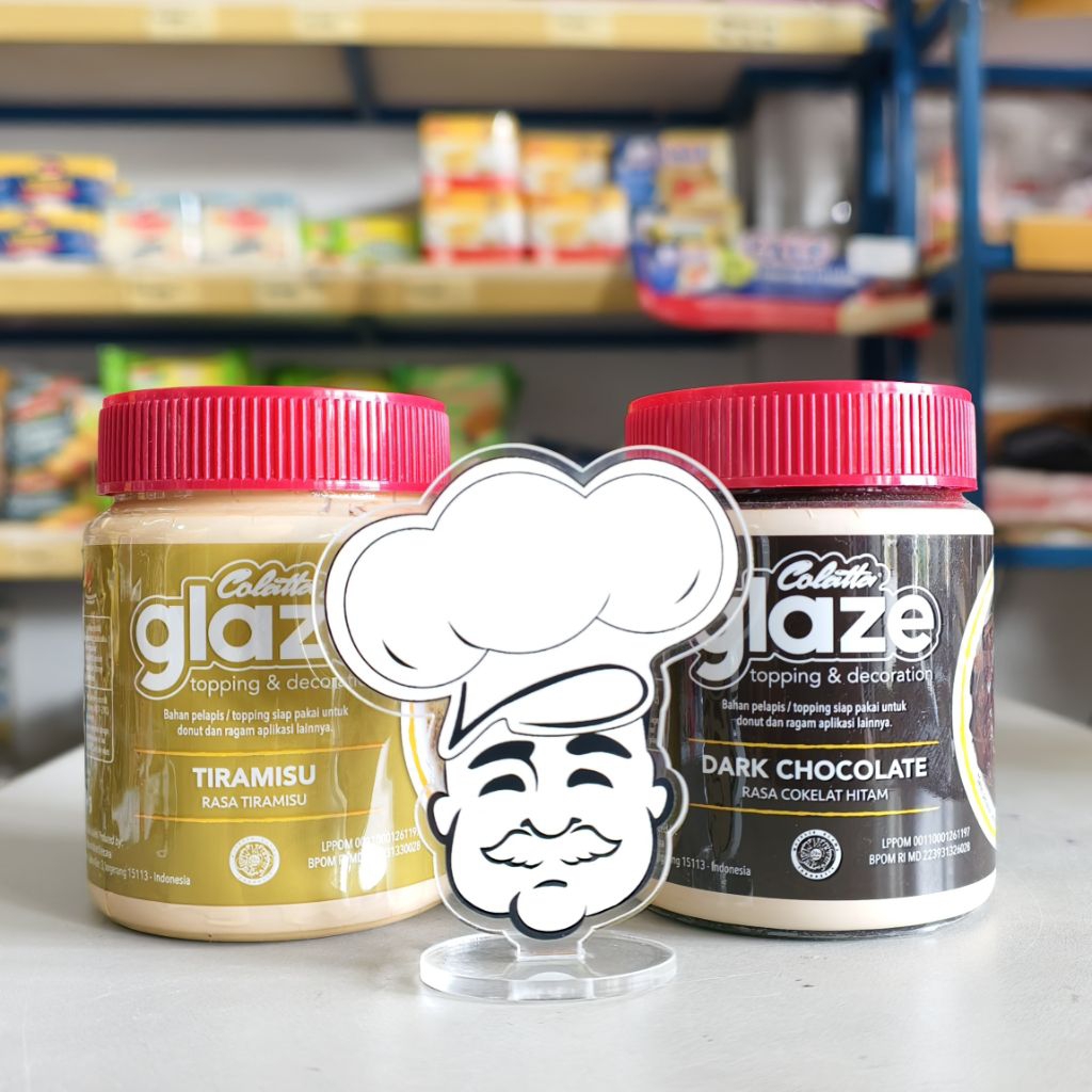 

Colatta Glaze 250Gr / Glaze Coklat Colatta / Topping Donat Coklat / Glaze Tiramisu Colatta / Topping Donat Tiramisu