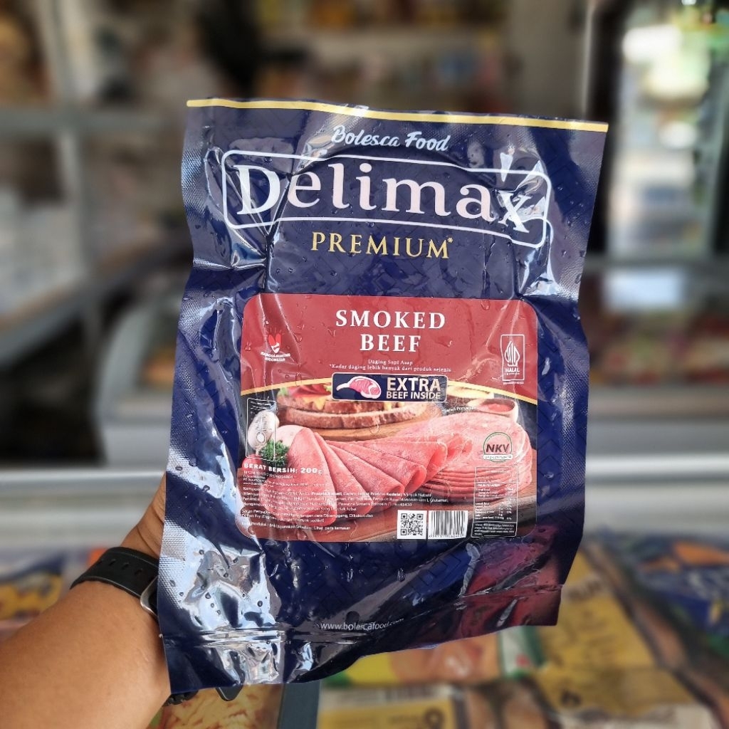 

Delimax Premium Smoke Beef Daging Asap 200g