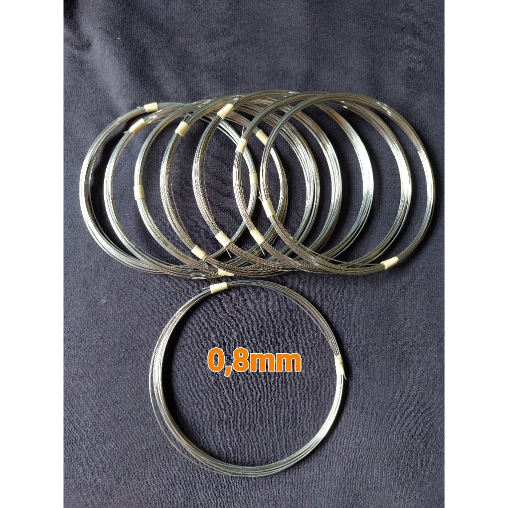 Kawat Stainless Hard 304 0,8mm 10 Meter