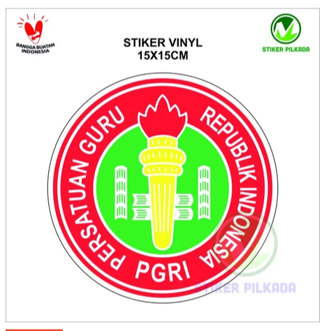 

STIKER VINYL PGRI BESAR BULAT