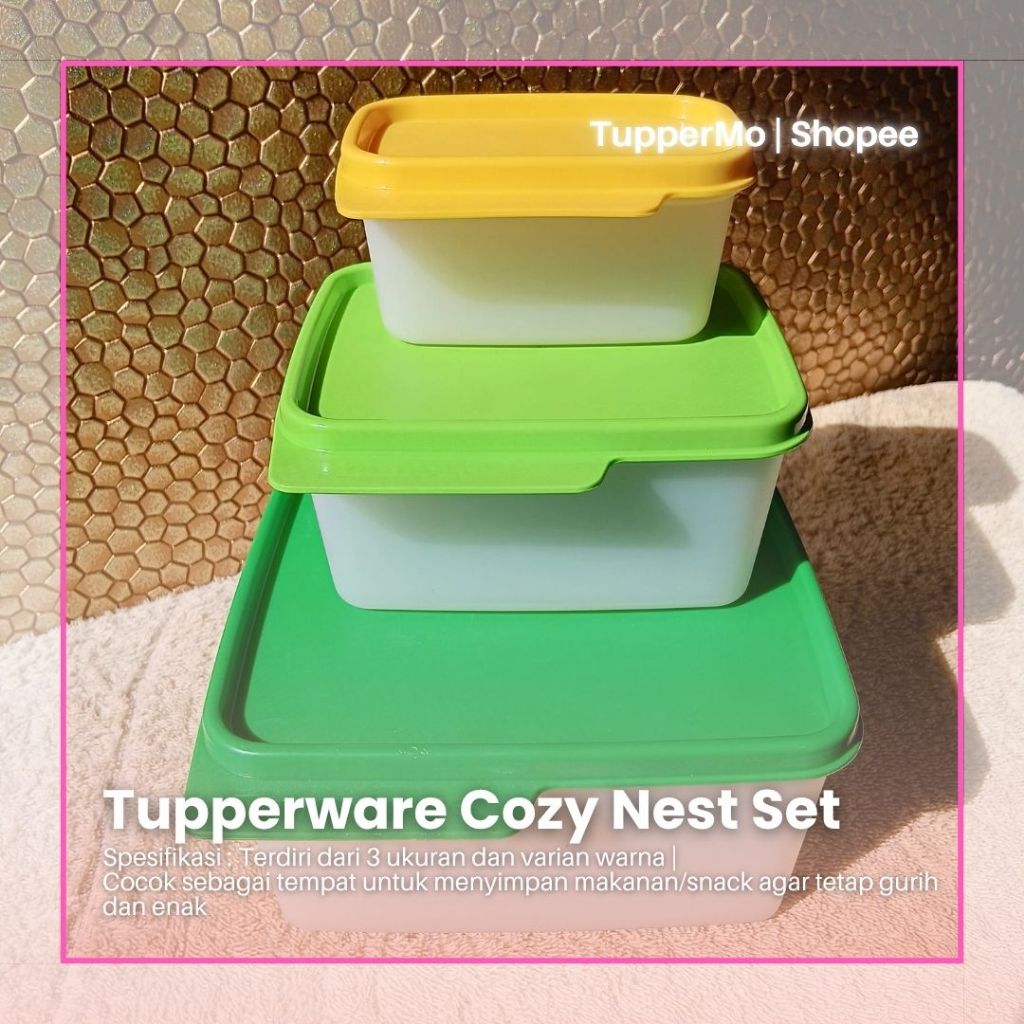 Cozy Nest Set Tupperware Ori