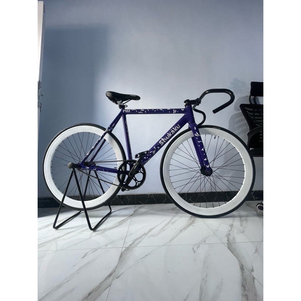 Sepeda Fixie Shukaku Biru