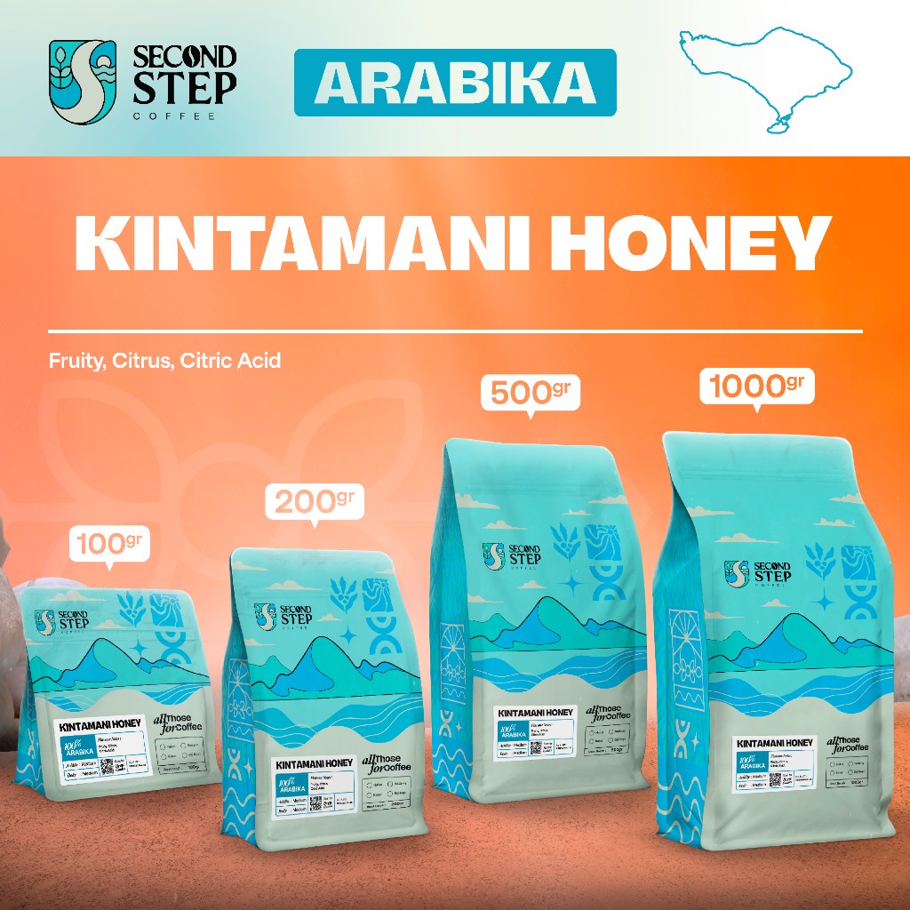

Biji Kopi Bubuk Arabika Coffee Bali Kintamani Honey Arabica Bean Murni Asli