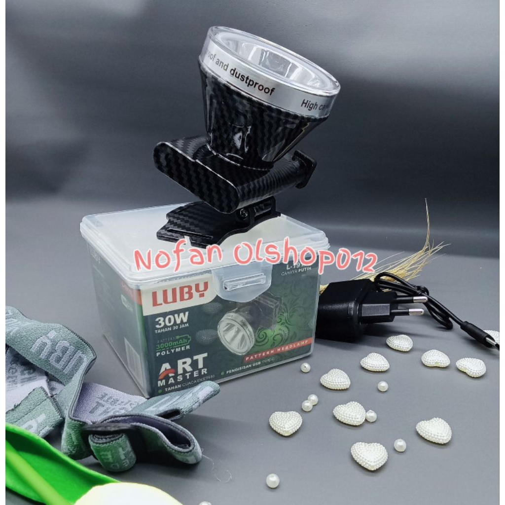 NEW SENTER KEPALA LUBY L1911L 30WATT L 1911/L CAHAYA PUTIH TERBAGUS TERLARIS