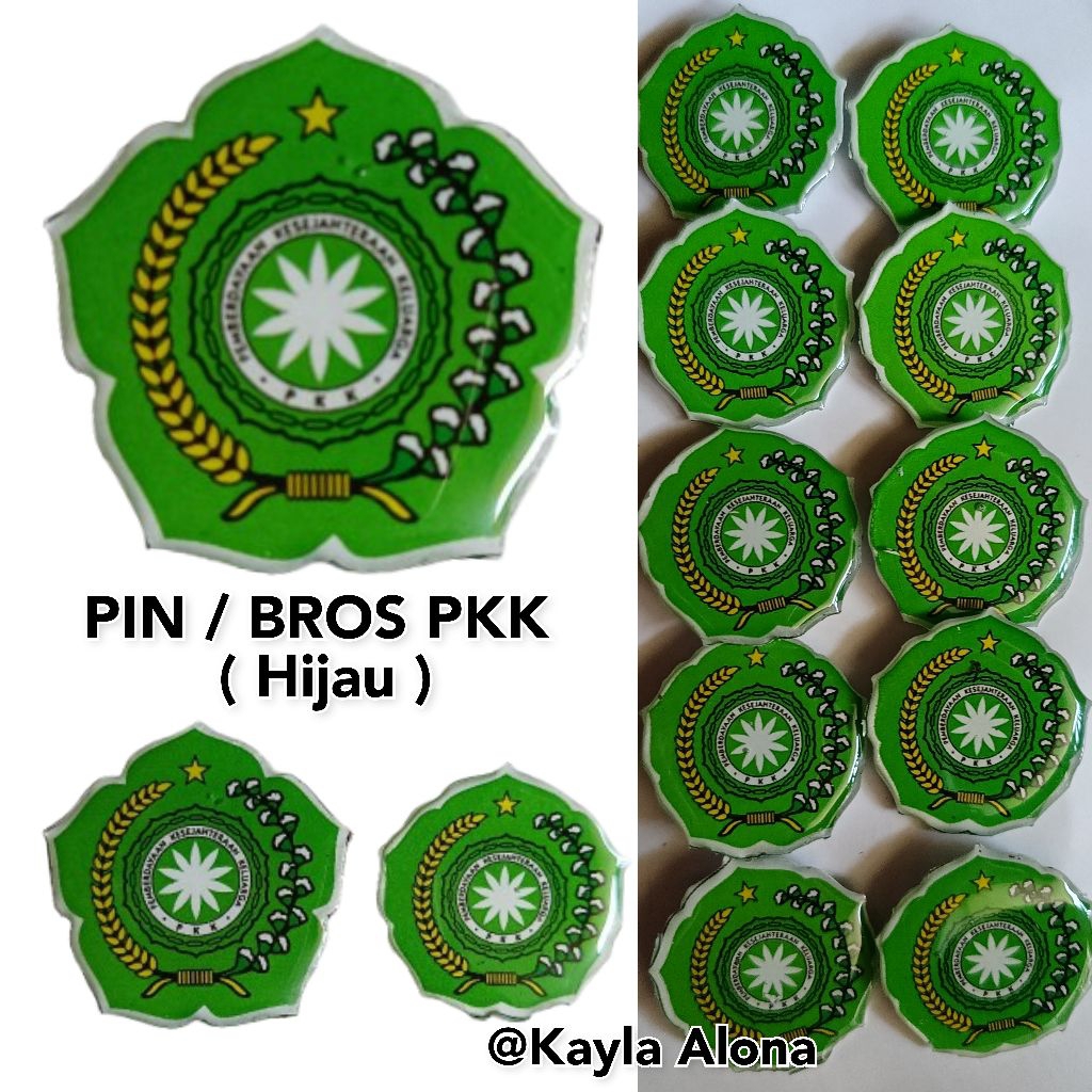 PIN / BROS PKK ( HIJAU )