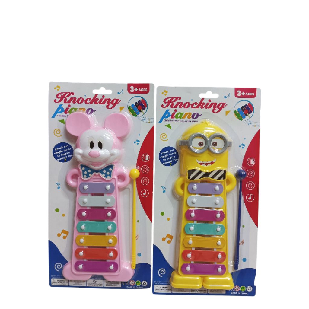 Mainan Anak Xylophone Karakter Minion Mainan Gamelan