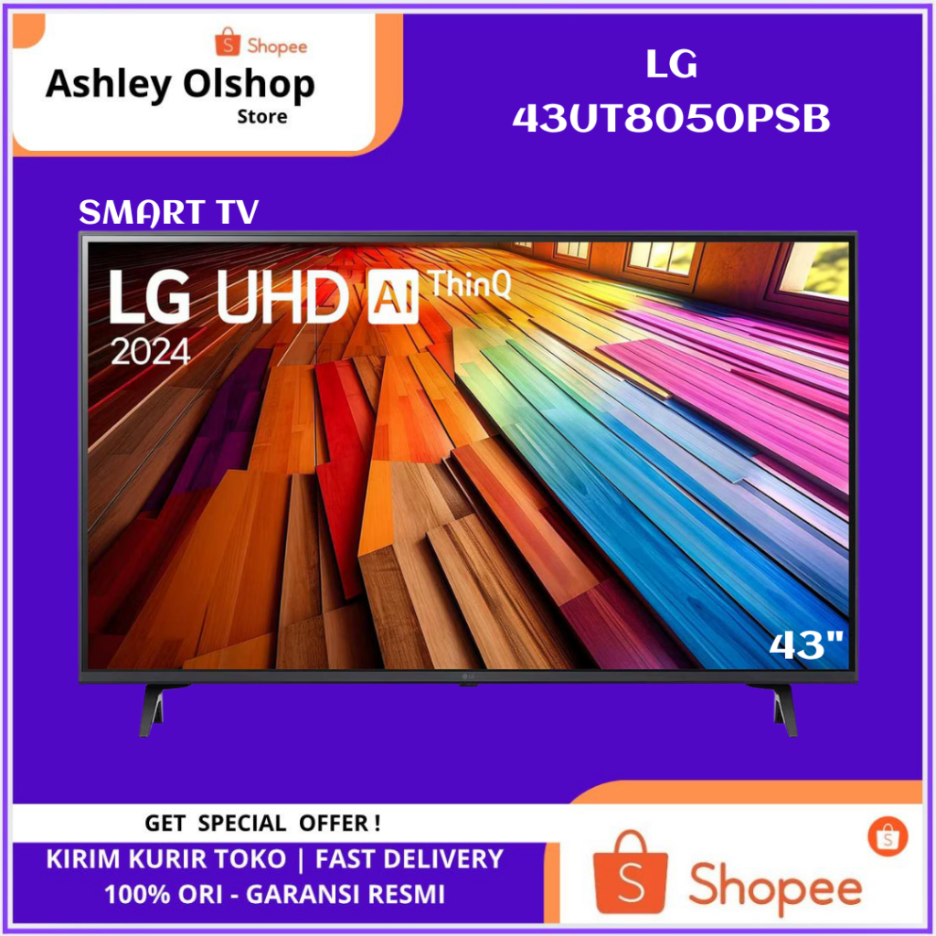 TV LG 43 Inch 4K UHD LG 43UT8050PSB UHD 4K Smart TV LG UT8050 43 Inch 43UT8050