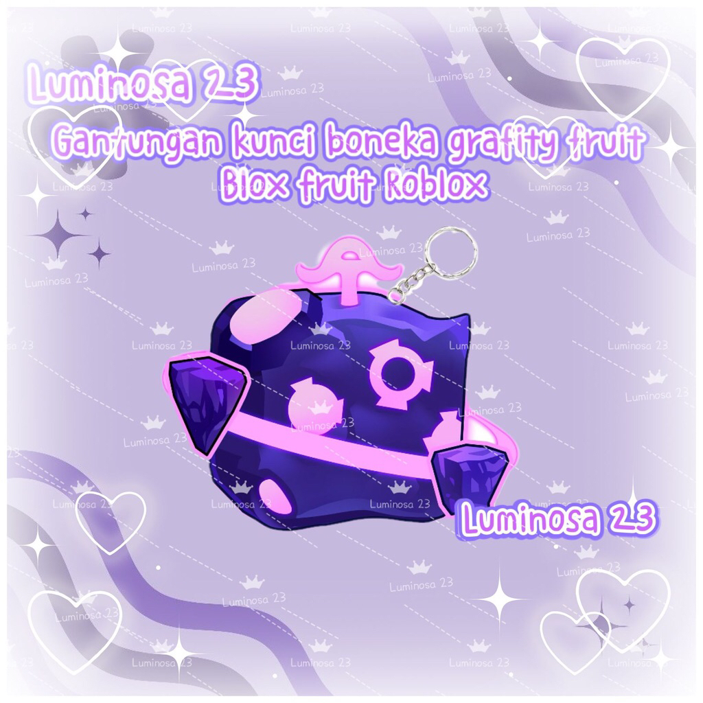 Gantungan Kunci grafity fruit blox fruit roblox KEYCHAIN DOLL