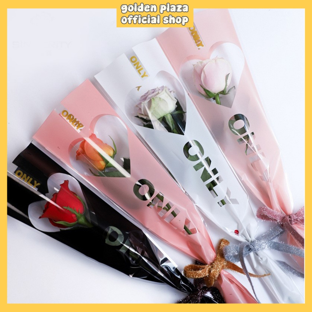 

(50 LEMBAR) Flower Wrapping Plastik Wrapping Bunga Buket Motif Only Single Wrapping SF17