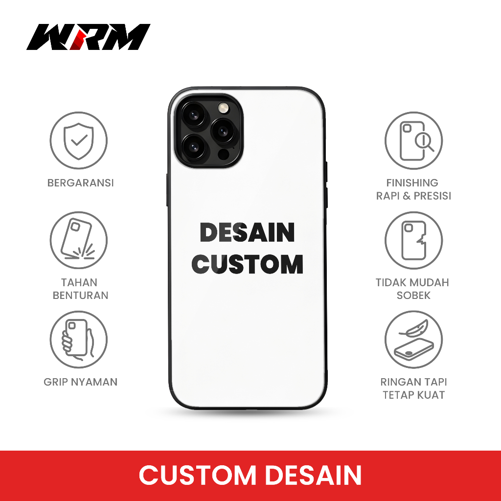 WRM Custom Case Racing Design | Cocok Untuk Semua Type HP