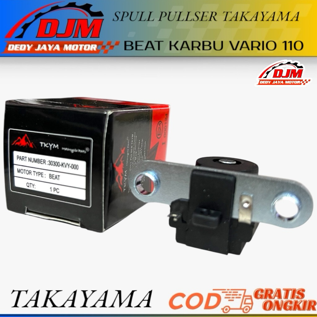 Pulser Fullser Honda Beat Karbu Vario Karbu Scoopy Spacy Karbu 30300-KVY-000 Original Takayama