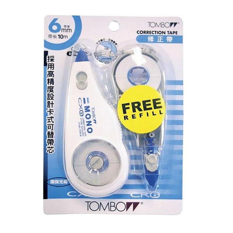 

Tombow Refillable 6mm x 12m Blue Bonus CT-CR6 CT-CX6CR6 HNS