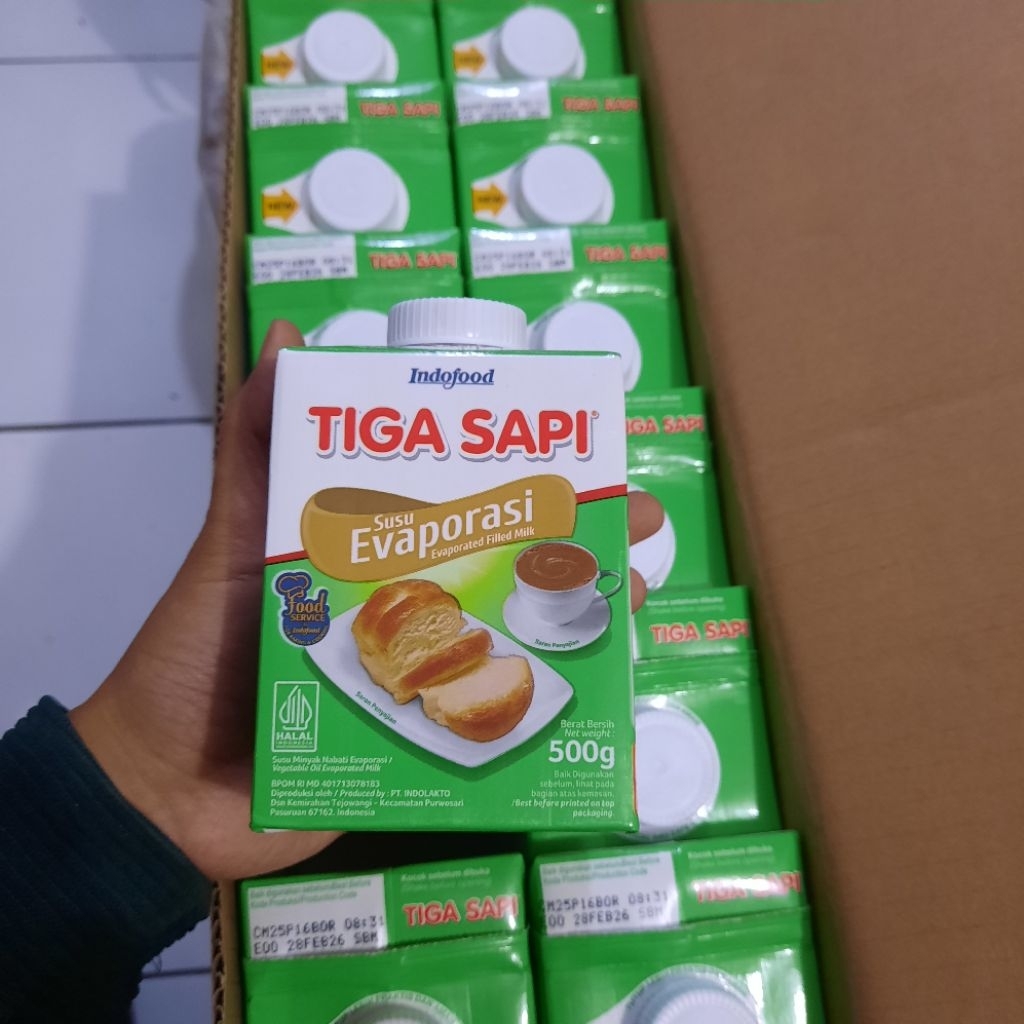 

Susu Evaporasi Tiga Sapi 500 gr