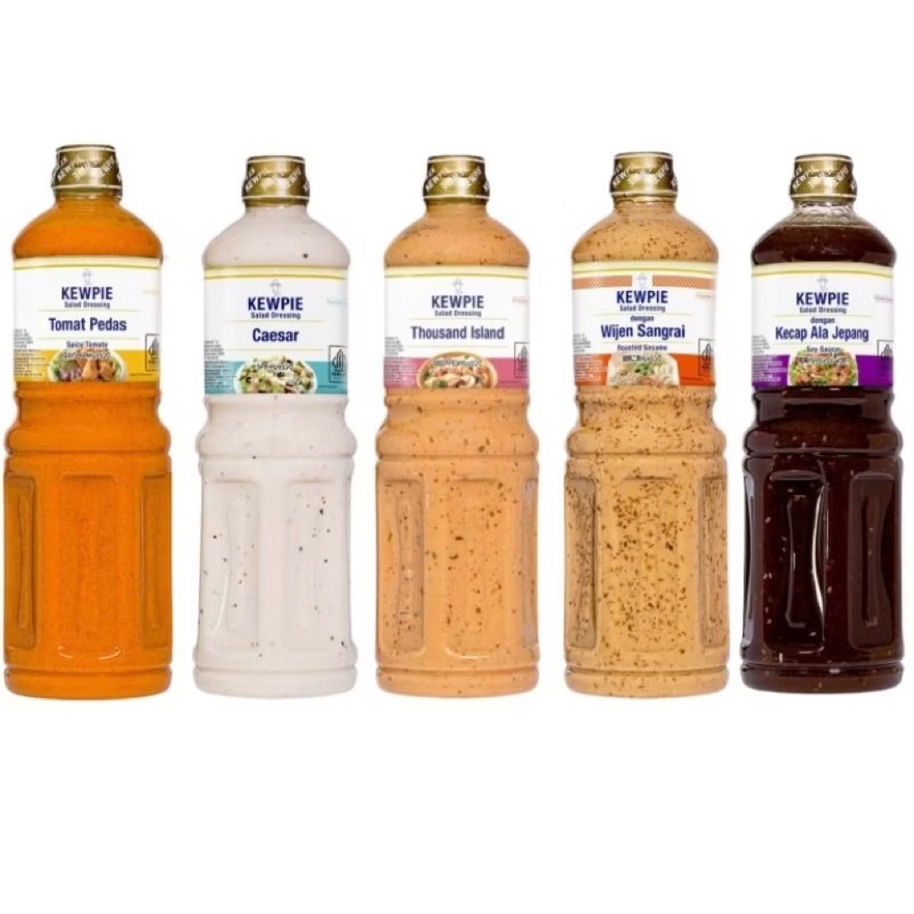 

kewpie salad dressing 1L - kewpie roasted sesame - kewpie wijen sangrai - kewpie mentai