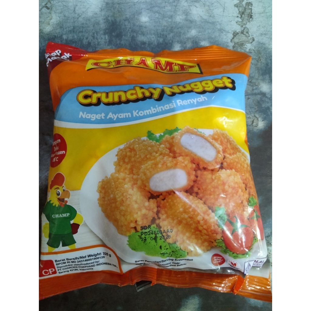 

naget champ crispy 225gr