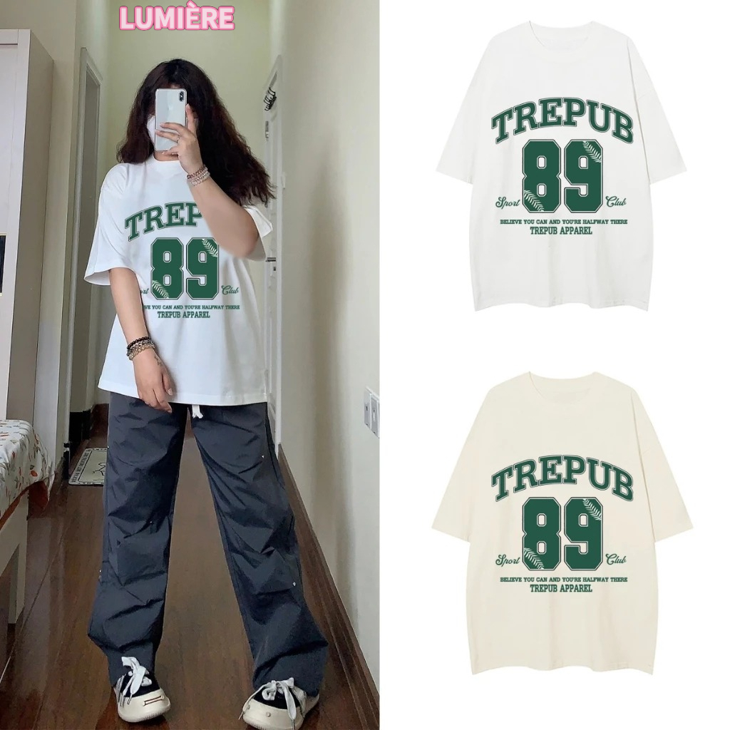 ✅COD】SPORTY 89 Wanita T-Shirt  Premium Kaos Pria Lengan Pendek Jumbo baju basket kaos korea