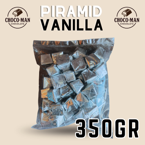 

Chocoman - Piramid Vanilla 350gr - Coklat putih polos - piramida tanpa isian kacang - Cokelat enak langsung dimakan - bisa untuk topping
