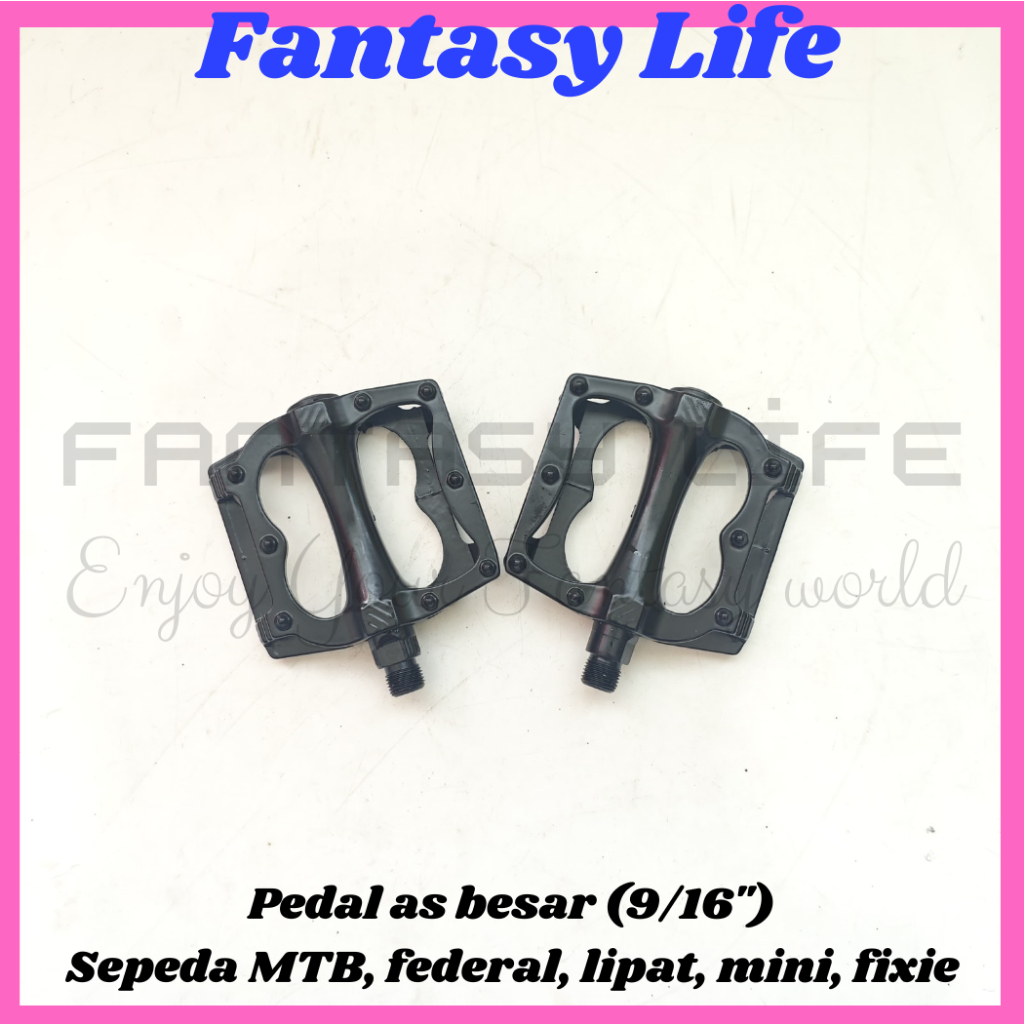 Fantasy Pedal sepeda dewasa AS BESAR pedal alloy tapak lebar sepeda MTB lipat federal fixie minion