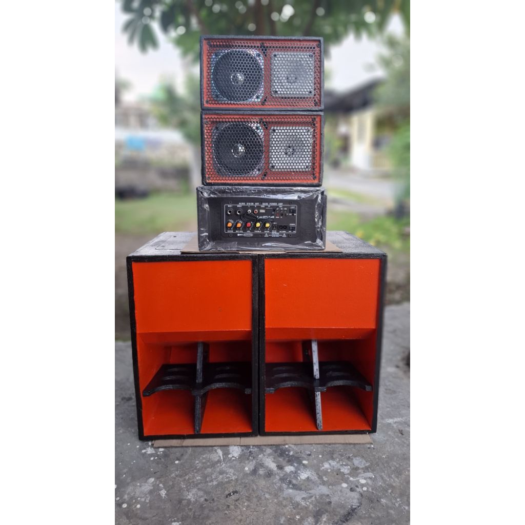 Paket Sound Miniatur 6 inch full ACR siap bunyi