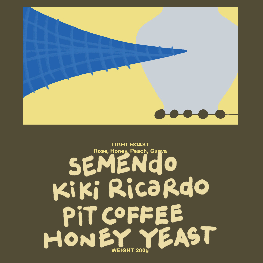 

SEMENDO KIKI RICARDO PIT COFFEE HONEY YEAST Filter Coffee By 7 Speed Roasters