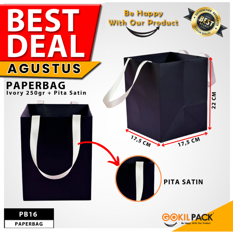 

Paper Bag Hadiah / Premium Gift Bag / Tas Kado Jinjing / PB16