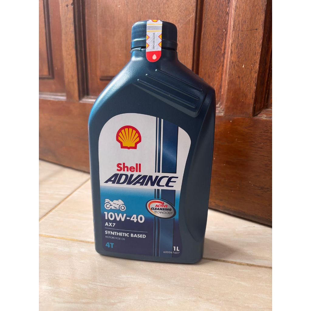 OLI SHELL ADVANCE AX7 10W-40 1 L (1000ML) Original / Shell AX7 1 Liter Oli motor