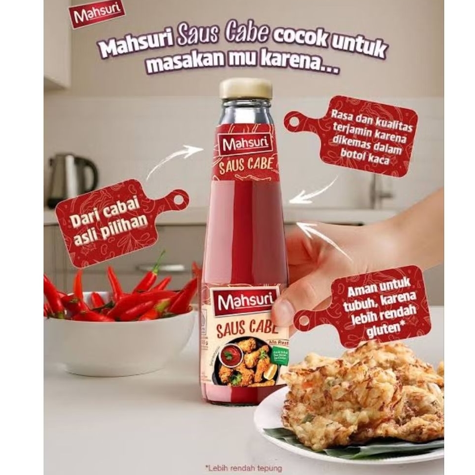 

Mahsuri Saus Cabe 235g botol