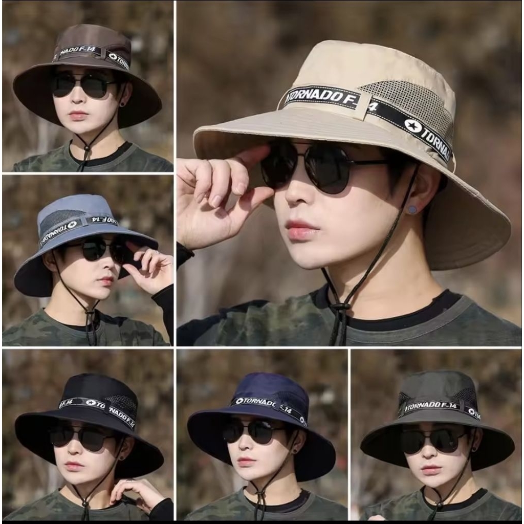 [CB] Topi Outdoor Anti UV Pria Model M-4406 – Nyaman, Stylish, dan Fungsional untuk Aktivitas Luar R
