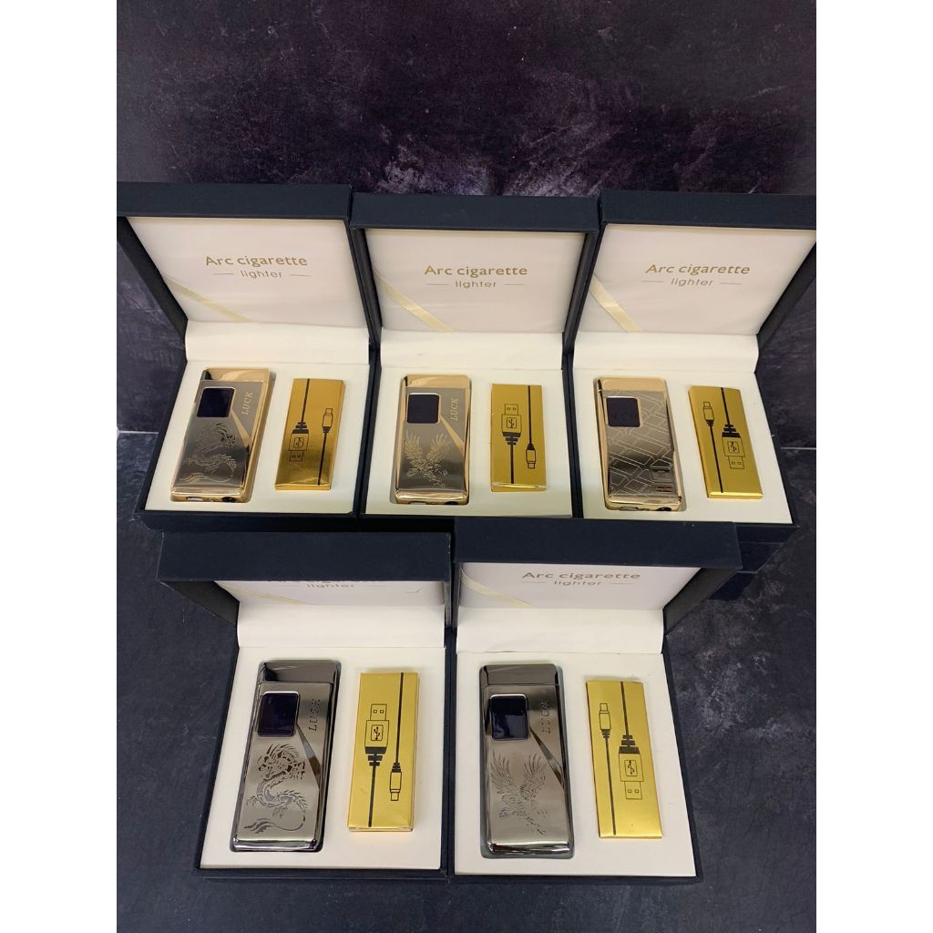 Korek Api Touch USB Luck Dragon Eagle Lighter JM-19