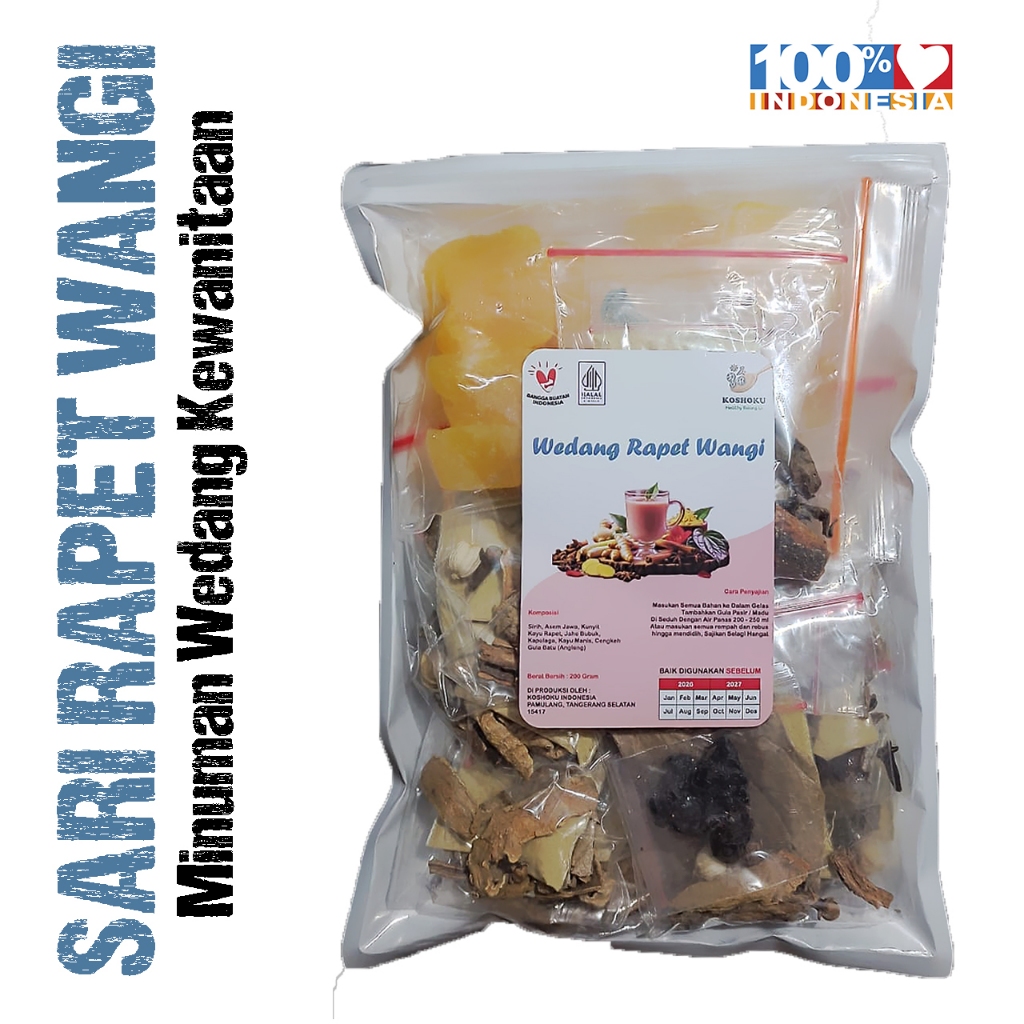 

Wedang Sari Rapet Wangi Sekar Ayu Kesehatan Miss V Jamu Herbal Alami