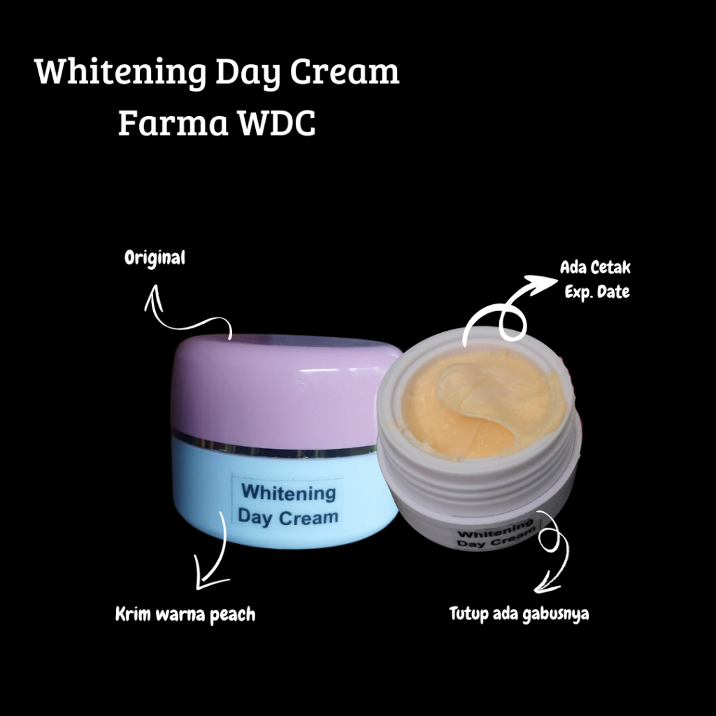 WHITENING DAY CREAM FARMA WDC | KRIM SIANG FARMA ECER | WHITENING DAY CREAM ORIGINAL