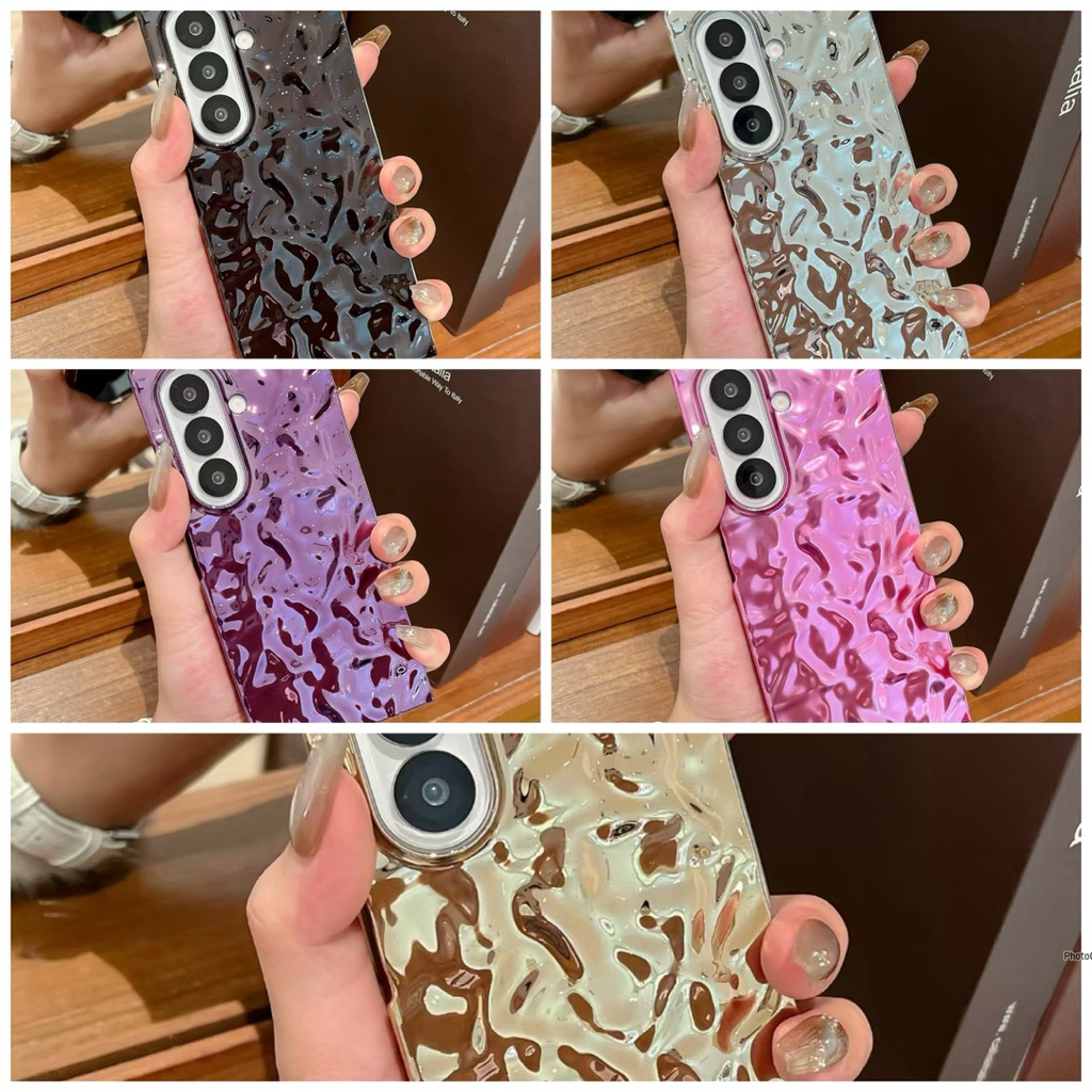 New Case Samsung Zfold7 Hardcase Glossy Metalic Colorful Elegant Pretty Cute Imut Lucu Hp Casing TPU
