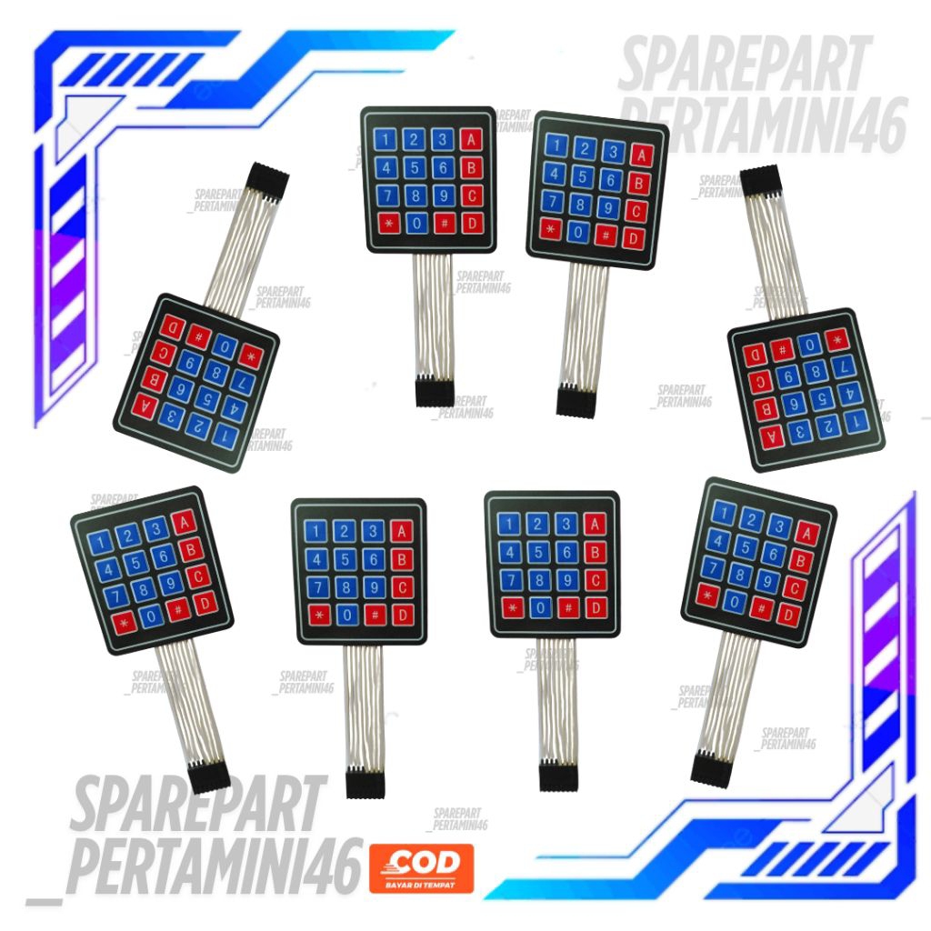 Keypad Tombol Original Pom Mini Digital Keypad Tombol Pertamini