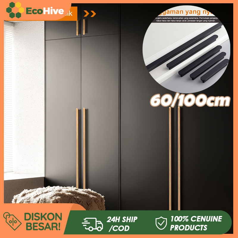 60100Cm Tarian Lemari Dapur Handle Lemari Nimali Gagang Pintu Lemari Tarian Pintu Gold Gagang Lemari