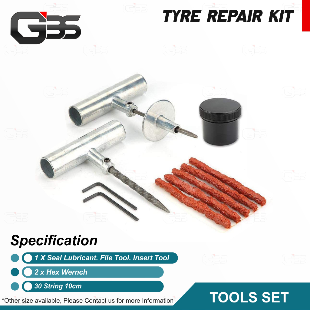 Tubeless Tyre Repair Kit Set TRTK-1