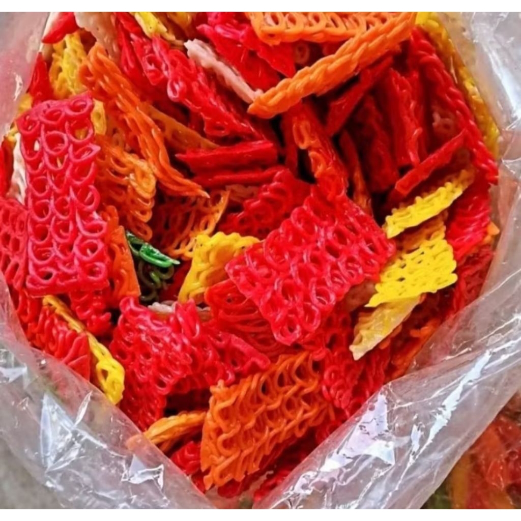 

krupuk kasandra warna warni