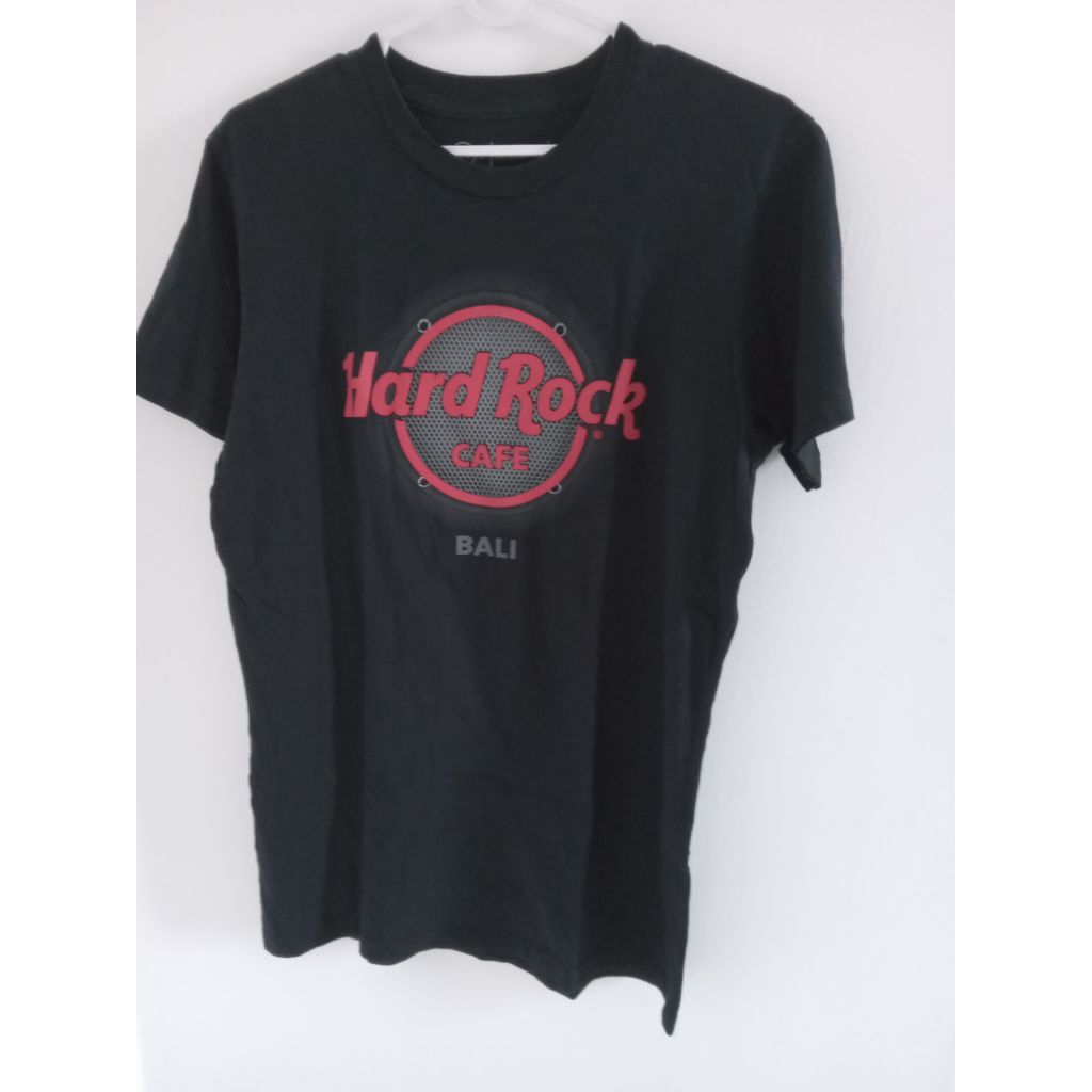 T-shirt kaos wanita warna hitam Hard Rock Cafe Cafe Bali - Size S